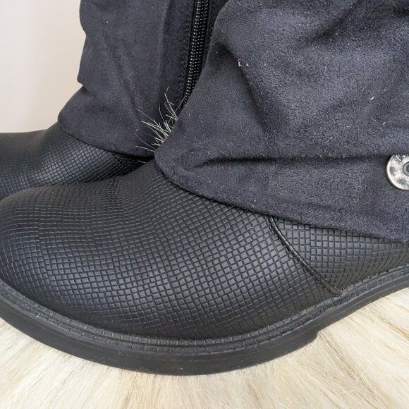 Blowfish Black Kay-Kay Vegan / Cruelty Free Ankle Booties | Side Zip | 8.5 - Picture 5 of 11